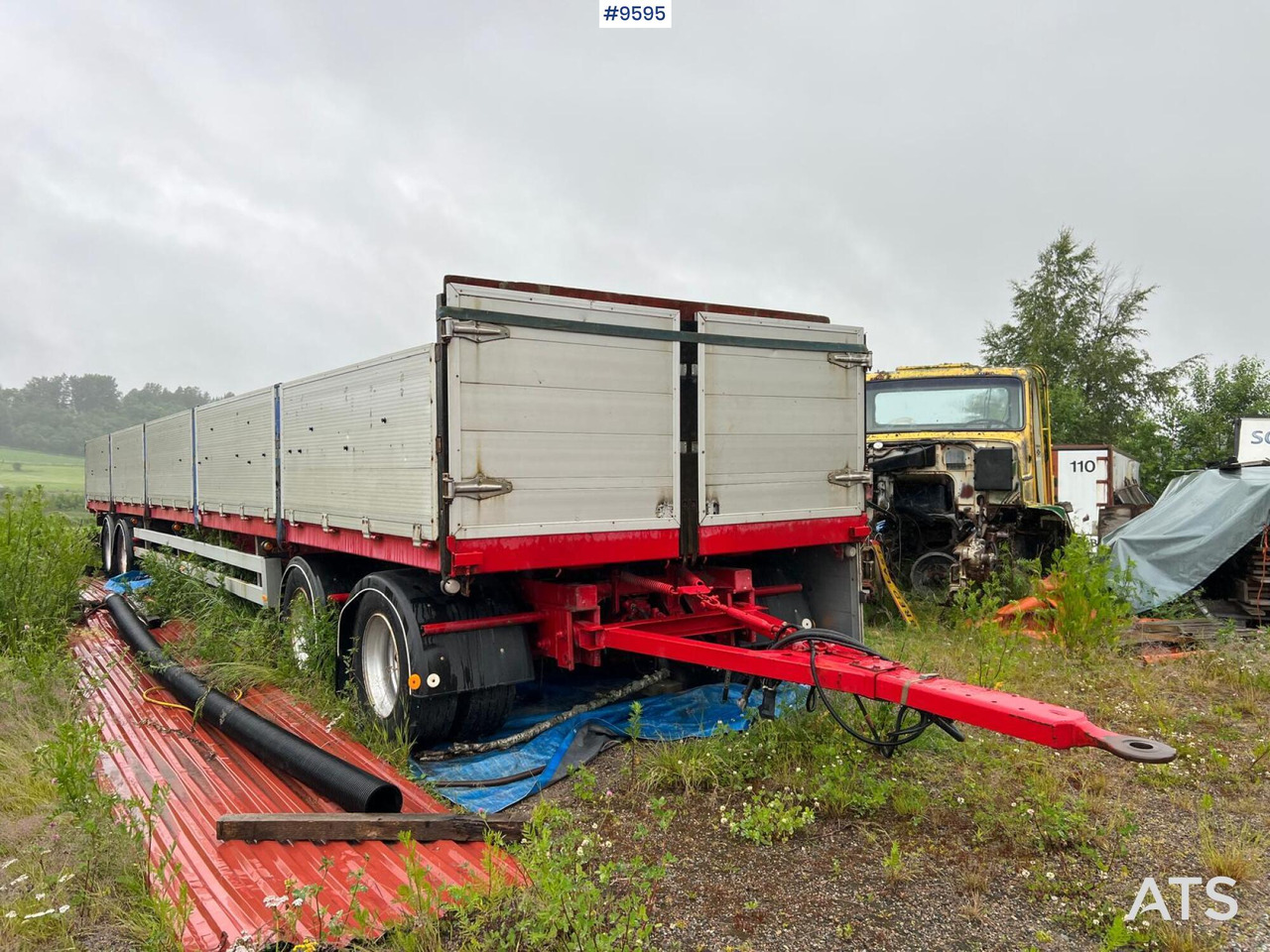 4 axligt NÄRKO släp med lämmar - Remorque plateau: photos 3 4 axligt NÄRKO släp med lämmar - Remorque plateau: photos 3