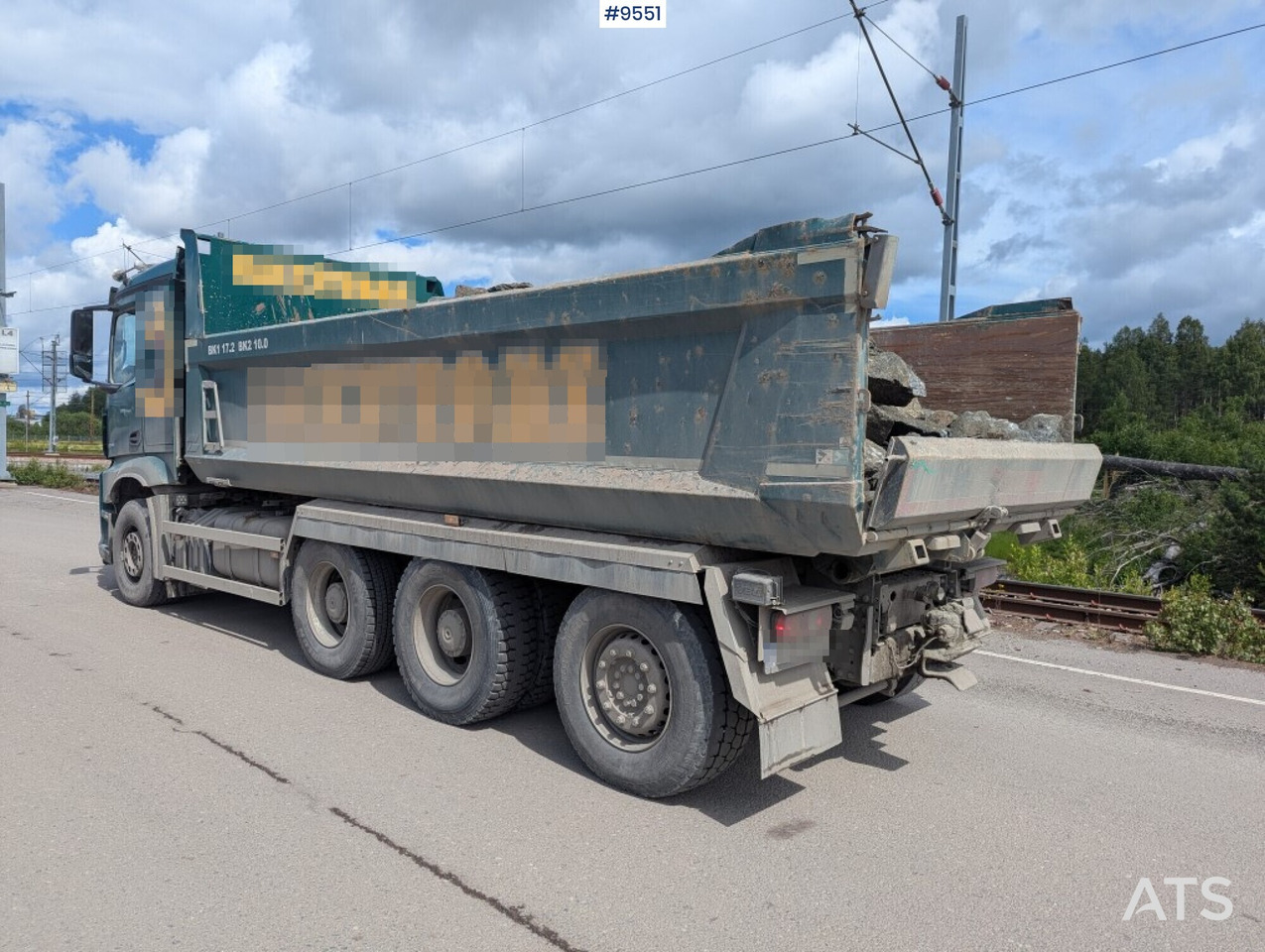 Tipper truck Mercedes Benz Arocs 3253 with Zetterberg flatbed - Autre matériel: photos 4 Tipper truck Mercedes Benz Arocs 3253 with Zetterberg flatbed - Autre matériel: photos 4