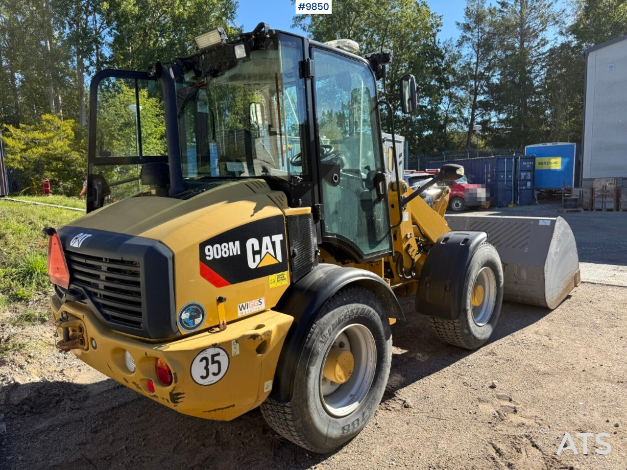 CAT 908M Wheel loader with Gears - Chargeuse sur pneus: photos 3 CAT 908M Wheel loader with Gears - Chargeuse sur pneus: photos 3