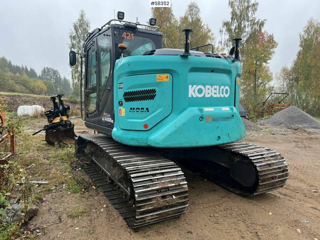 KOBELCO SK140 SRLC-7 with Trejon Cutting unit and Engcon tiltrotator (SEE VIDEO) - Pelle sur chenille: photos 3 KOBELCO SK140 SRLC-7 with Trejon Cutting unit and Engcon tiltrotator (SEE VIDEO) - Pelle sur chenille: photos 3