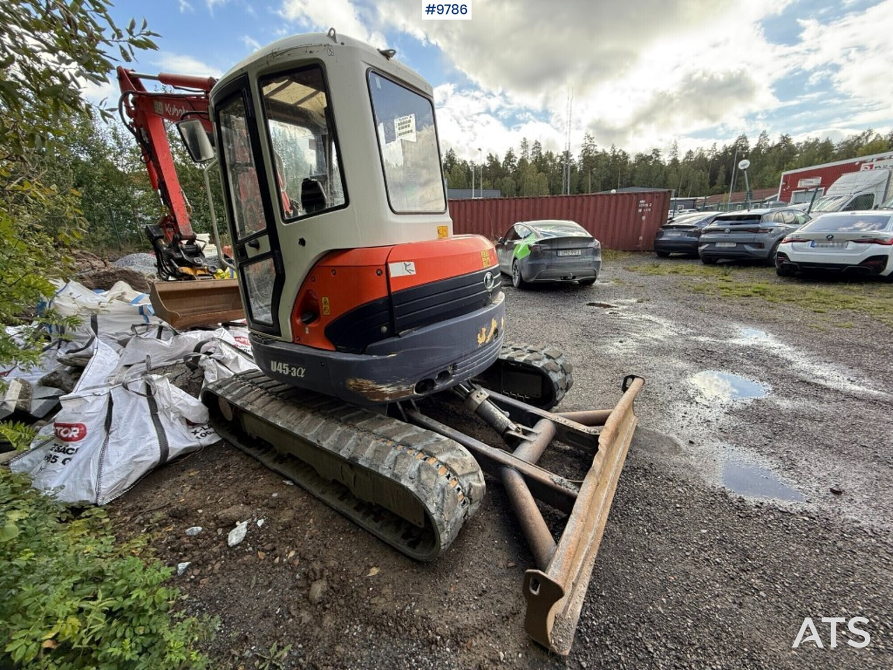 Kubota U45-3a crawler excavator with tiltrotator and buckets - Mini pelle: photos 5 Kubota U45-3a crawler excavator with tiltrotator and buckets - Mini pelle: photos 5