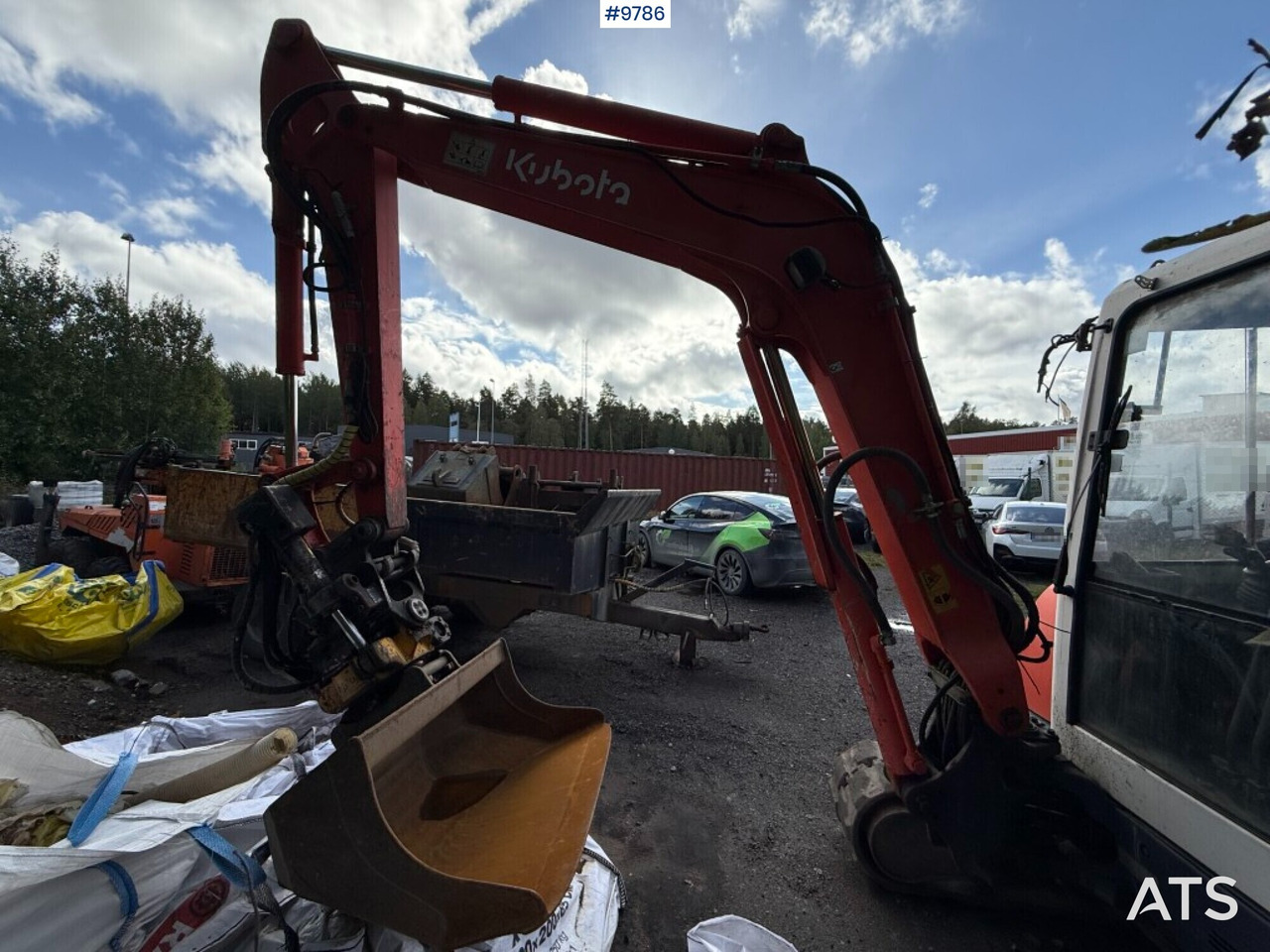 Kubota U45-3a crawler excavator with tiltrotator and buckets - Mini pelle: photos 4 Kubota U45-3a crawler excavator with tiltrotator and buckets - Mini pelle: photos 4