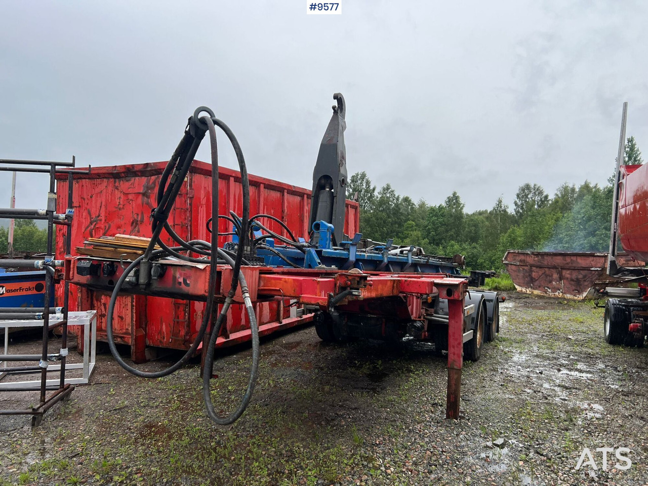 Link trailer PARATOR with swap body - Ampliroll/ Multibenne système, Remorque: photos 1 Link trailer PARATOR with swap body - Ampliroll/ Multibenne système, Remorque: photos 1