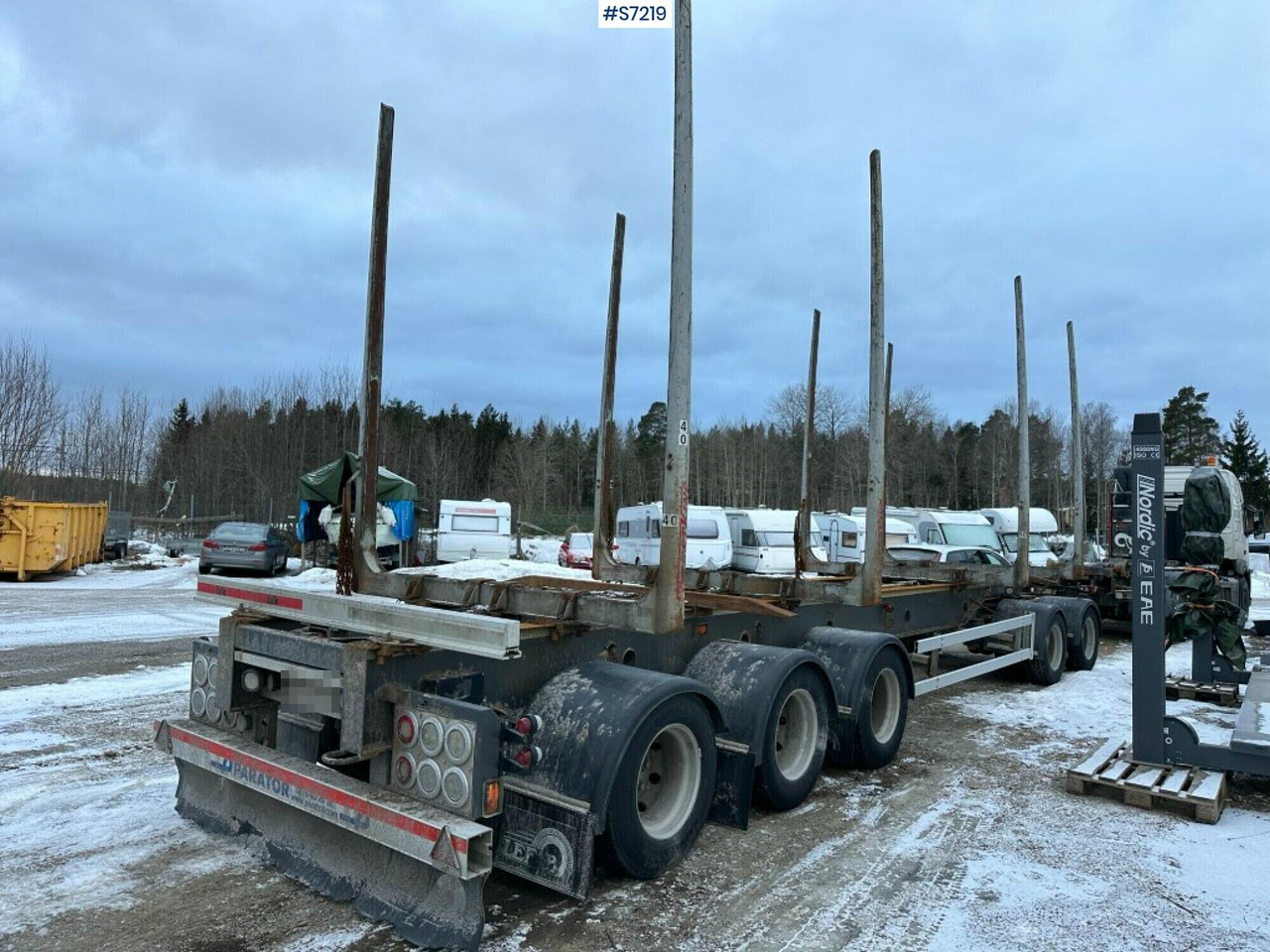 Logging trailer 5-axles, Parator SV 18-24 - Remorque grumier: photos 5 Logging trailer 5-axles, Parator SV 18-24 - Remorque grumier: photos 5