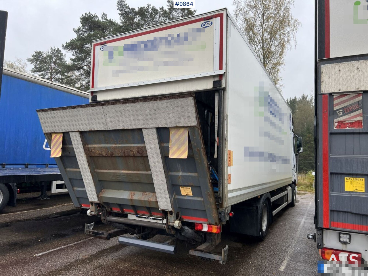 MERCEDES-BENZ ACTROS 963-0-A Box truck with tail lift - Camion fourgon: photos 3 MERCEDES-BENZ ACTROS 963-0-A Box truck with tail lift - Camion fourgon: photos 3