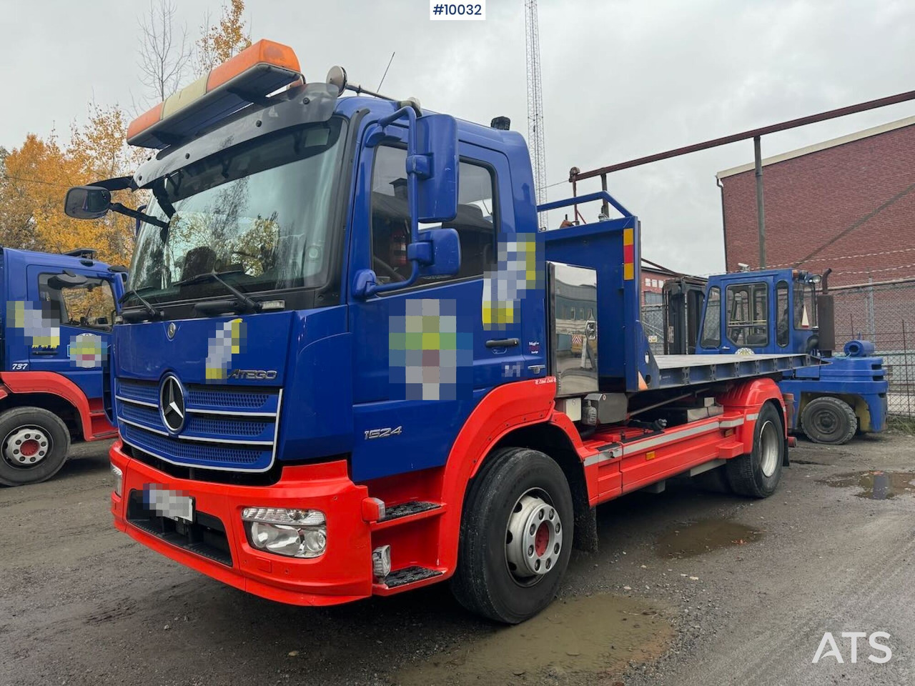 Mercedes Atego 1524 Hook Truck with AJK hook - Camion ampliroll: photos 1 Mercedes Atego 1524 Hook Truck with AJK hook - Camion ampliroll: photos 1