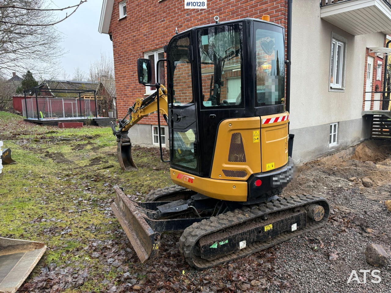 Mini excavator Carter CT26 with 3 buckets - Mini pelle: photos 2 Mini excavator Carter CT26 with 3 buckets - Mini pelle: photos 2