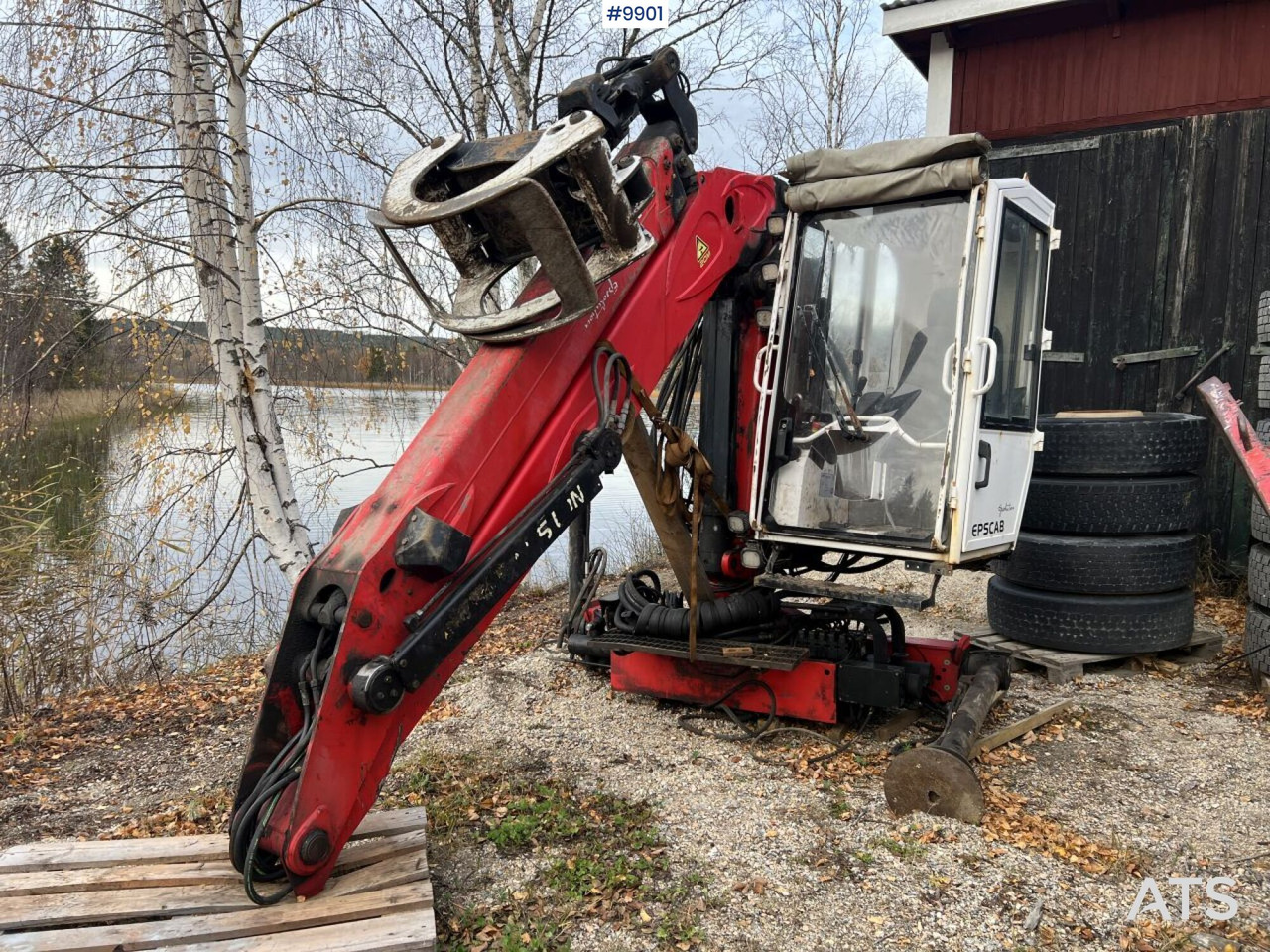 PALFINGER EPSILON M110 Timber crane with double jibs - Grue auxiliaire: photos 1 PALFINGER EPSILON M110 Timber crane with double jibs - Grue auxiliaire: photos 1