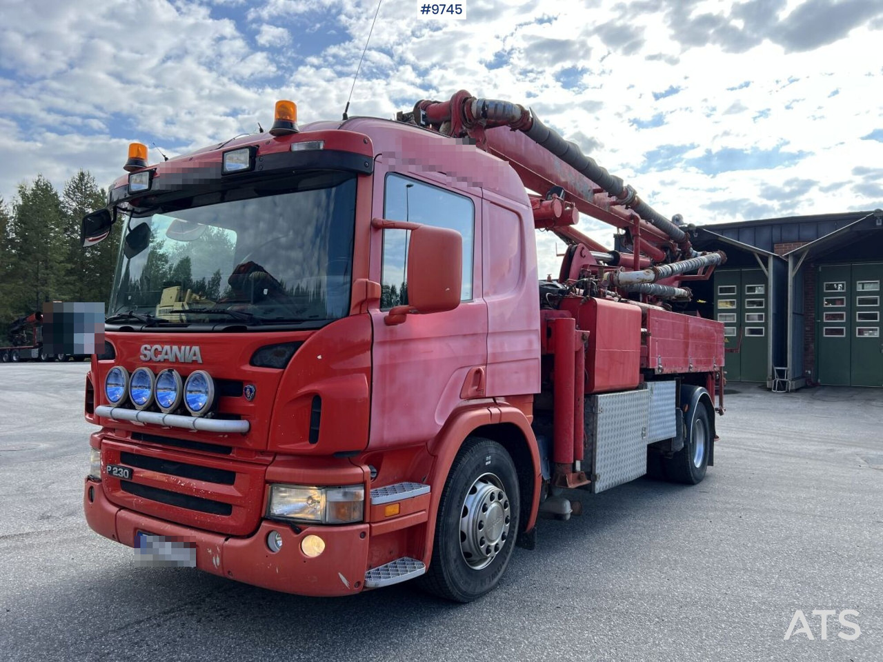 Camion pompe Scania P230 with Concrete pump: photos 9