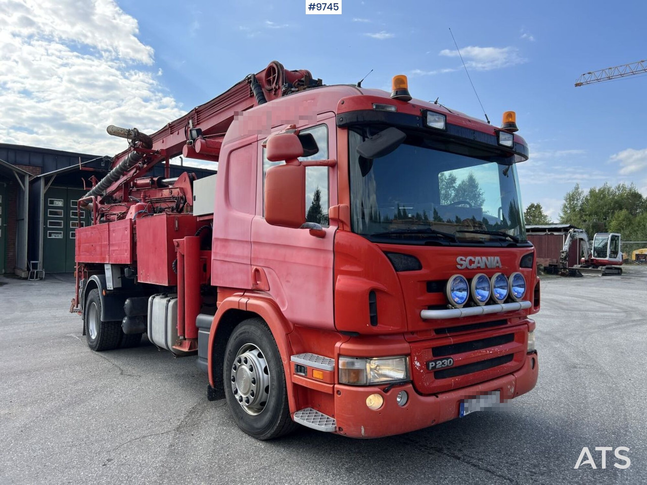Camion pompe Scania P230 with Concrete pump: photos 7
