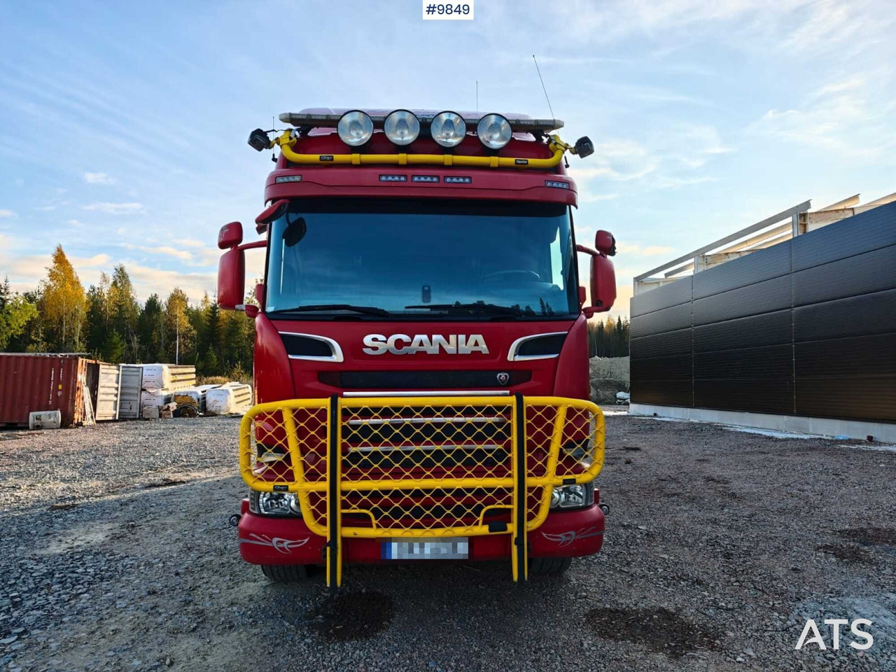 Camion grumier, Camion grue Scania R730 Tridem Timber Truck with Loglift F125S Crane (VIDEO): photos 9