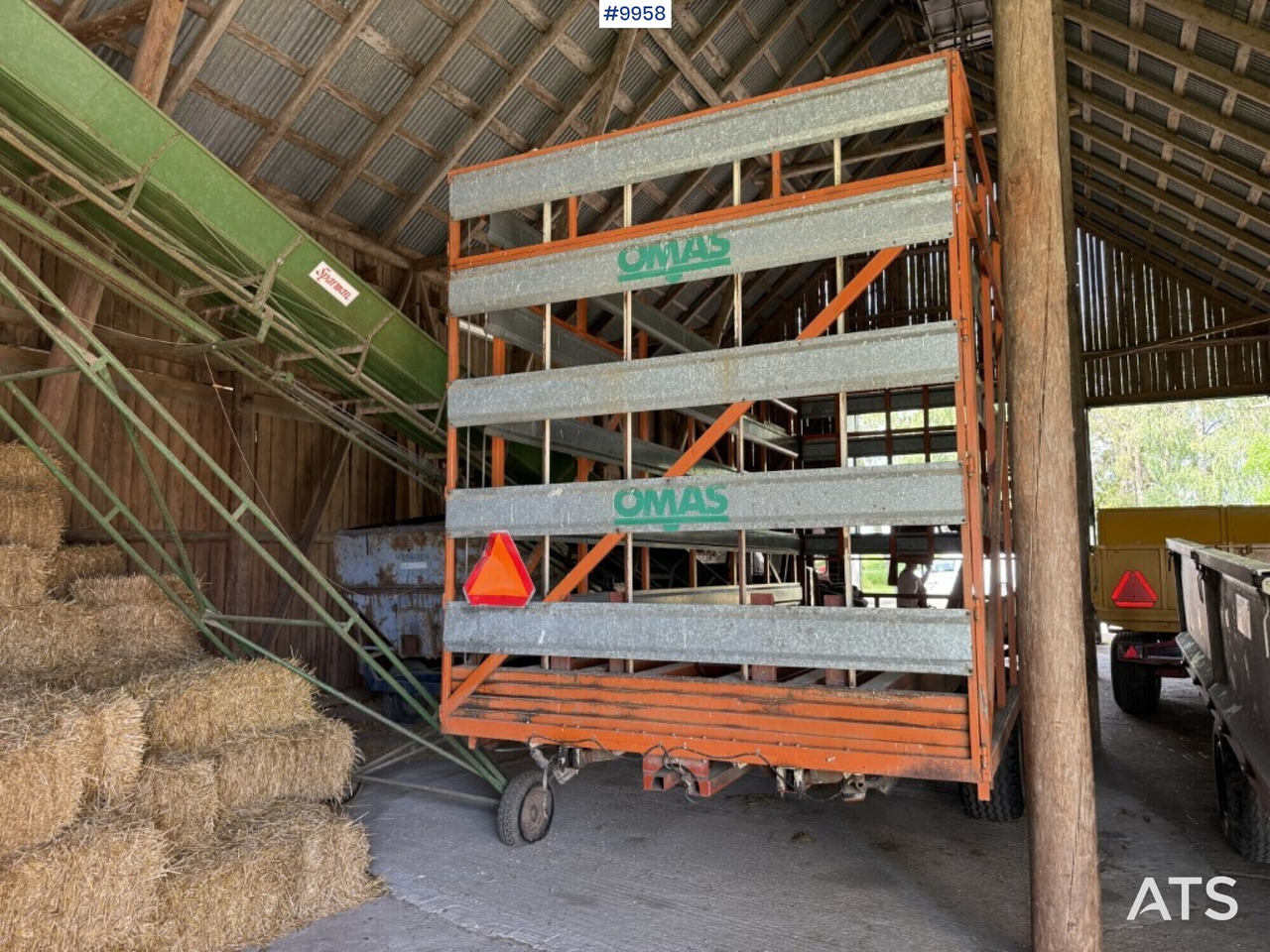 Self-loading trailer small bale Omas CB170 S - Matériel d'ensilage, Remorque: photos 5 Self-loading trailer small bale Omas CB170 S - Matériel d'ensilage, Remorque: photos 5