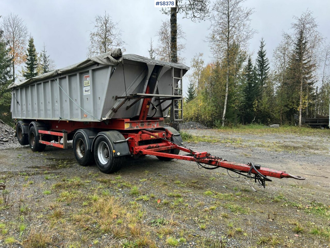 Tipper trailer, Fruehauf TP-87 with dump body Benalu - Remorque benne: photos 1 Tipper trailer, Fruehauf TP-87 with dump body Benalu - Remorque benne: photos 1