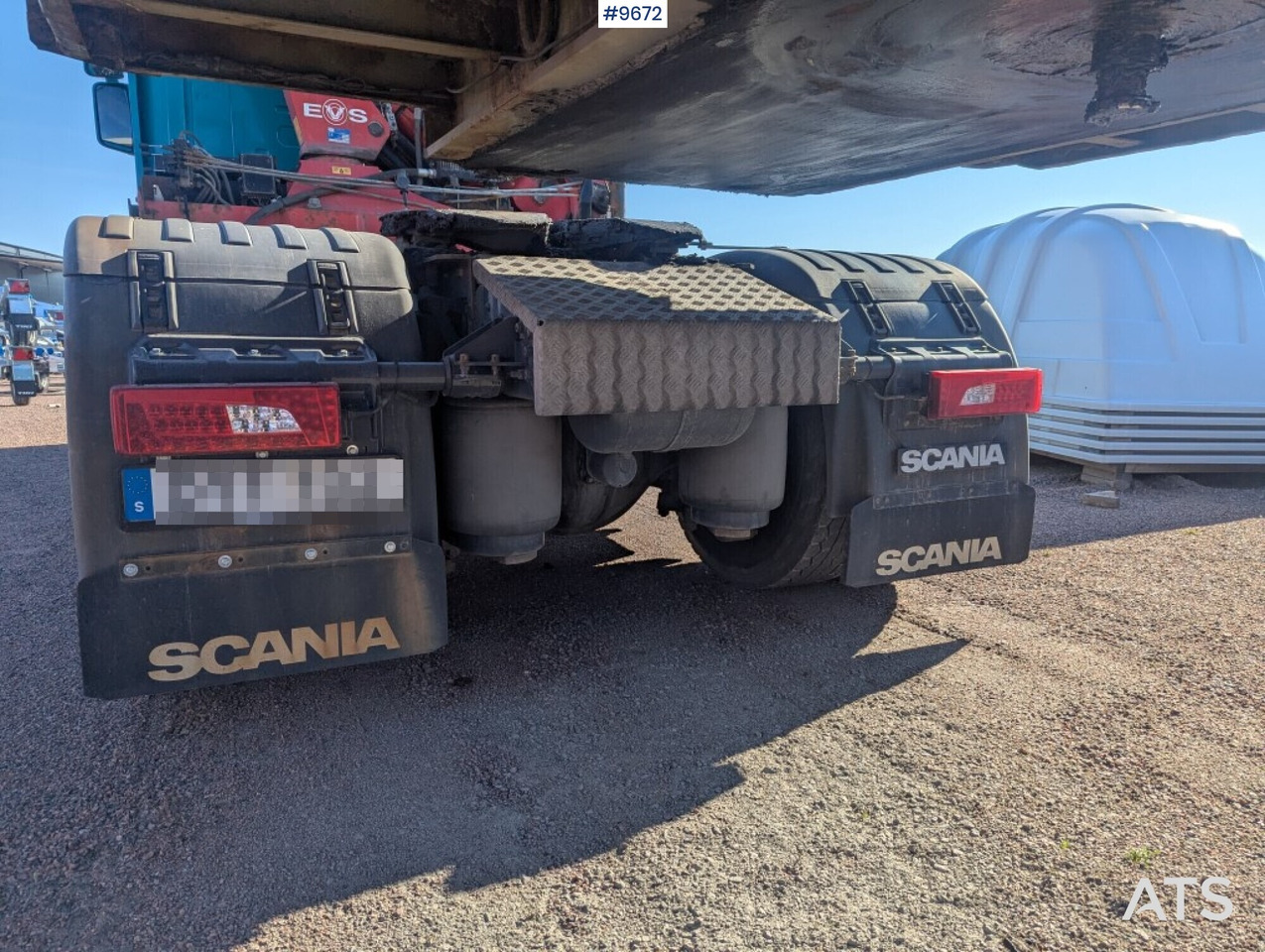 Tractor unit with crane Scania R410 4X2 - Tracteur routier: photos 3 Tractor unit with crane Scania R410 4X2 - Tracteur routier: photos 3