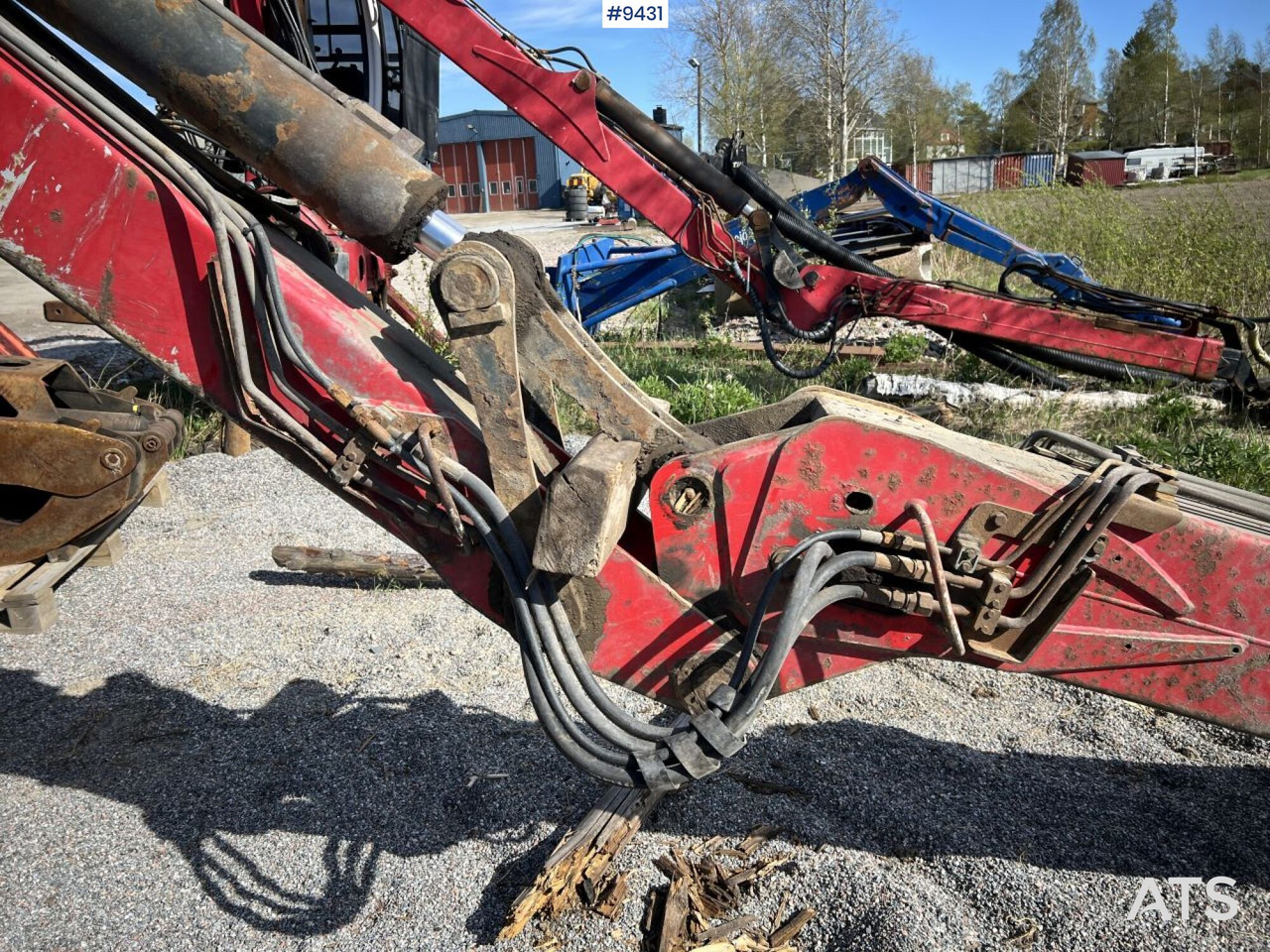 Grue auxiliaire pour Camion V-kran V10CX,96 - Timber crane, logging crane: photos 12