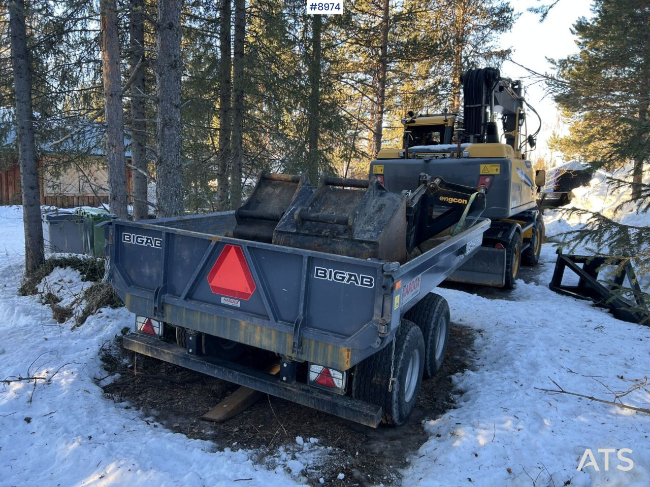 Volvo EW 160 D with Digging System, Tipper and Attachments - Pelle sur pneus: photos 5 Volvo EW 160 D with Digging System, Tipper and Attachments - Pelle sur pneus: photos 5