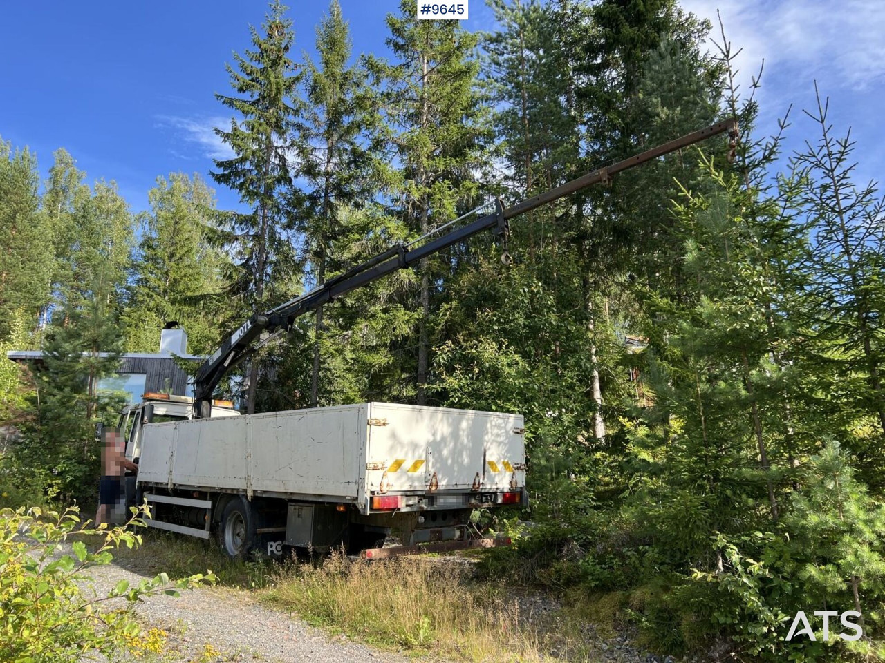 Volvo FL 614 4X2 Crane truck Repair object (VIDEO) - Camion plateau, Camion grue: photos 5 Volvo FL 614 4X2 Crane truck Repair object (VIDEO) - Camion plateau, Camion grue: photos 5