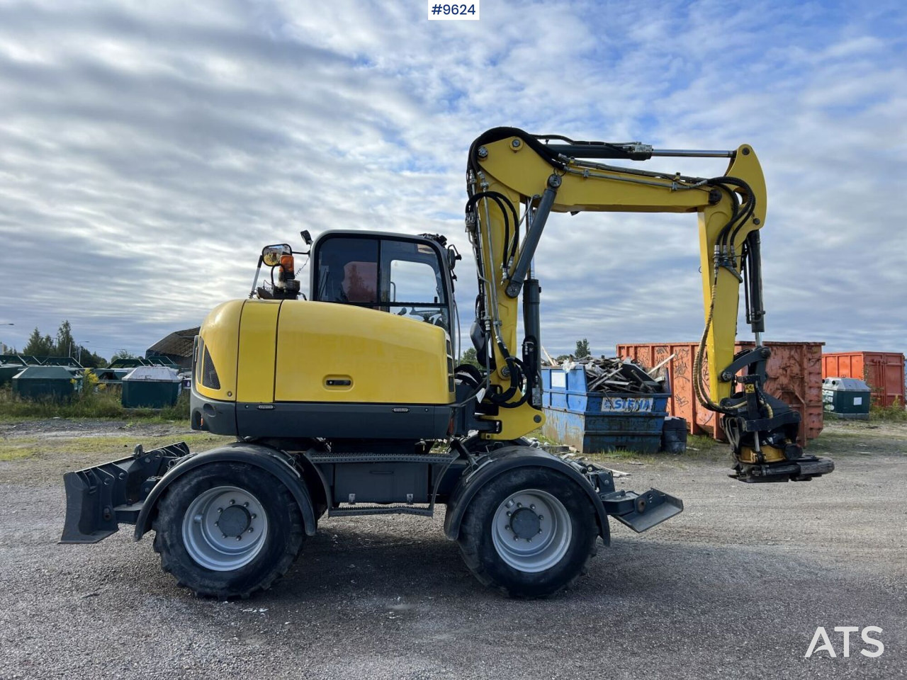 Wheeled Excavator Wacker Neuson EW100 (See Video) - Pelle sur pneus: photos 2 Wheeled Excavator Wacker Neuson EW100 (See Video) - Pelle sur pneus: photos 2