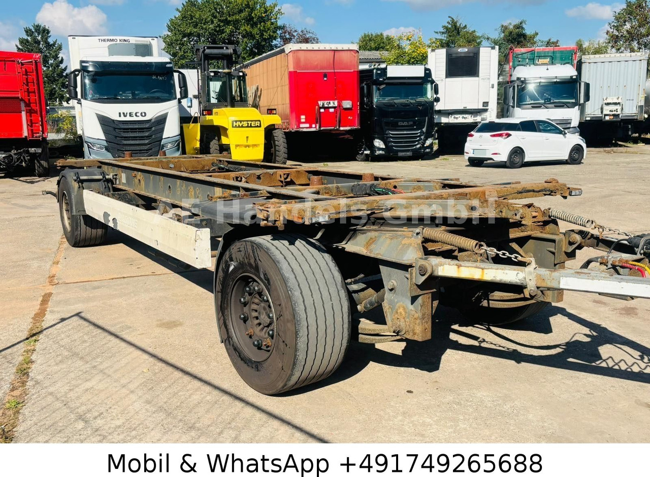 Krone AZW 18 BDF Drehschermel*Scheibenbremsen/VollLuft - Remorque porte-conteneur/ Caisse mobile: photos 1 Krone AZW 18 BDF Drehschermel*Scheibenbremsen/VollLuft - Remorque porte-conteneur/ Caisse mobile: photos 1