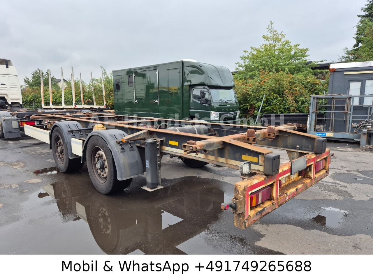 Krone ZZ Tandem BDF Tiefgekoppelt *Wabco/BWP/Luft - Remorque châssis: photos 3 Krone ZZ Tandem BDF Tiefgekoppelt *Wabco/BWP/Luft - Remorque châssis: photos 3