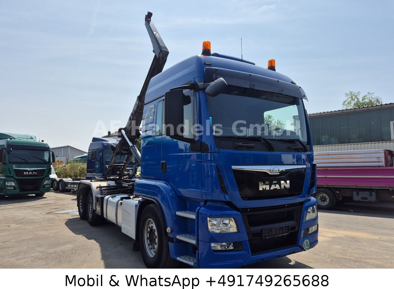 MAN TGS 26.480 XLX LL 6x2 *Intarder/MEILLER-RK-20.65 - Camion ampliroll, Camion grue: photos 1 MAN TGS 26.480 XLX LL 6x2 *Intarder/MEILLER-RK-20.65 - Camion ampliroll, Camion grue: photos 1