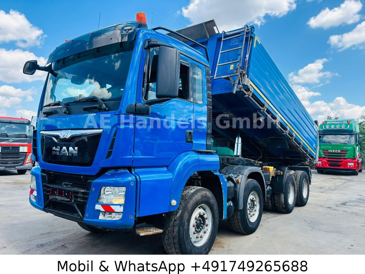 MAN TGS 35.400 M 8x4 BB Dautel Alu *Retarder/15m³ - Camion benne: photos 1 MAN TGS 35.400 M 8x4 BB Dautel Alu *Retarder/15m³ - Camion benne: photos 1