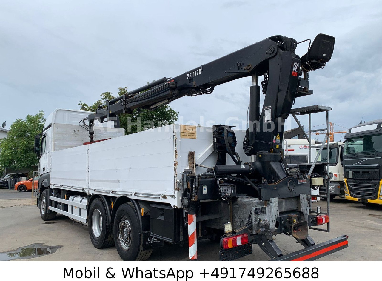 Mercedes-Benz Actros IV 2645 L LL 6x2 *Retarder/Hiab-177K-Pro - Camion plateau, Camion grue: photos 3 Mercedes-Benz Actros IV 2645 L LL 6x2 *Retarder/Hiab-177K-Pro - Camion plateau, Camion grue: photos 3