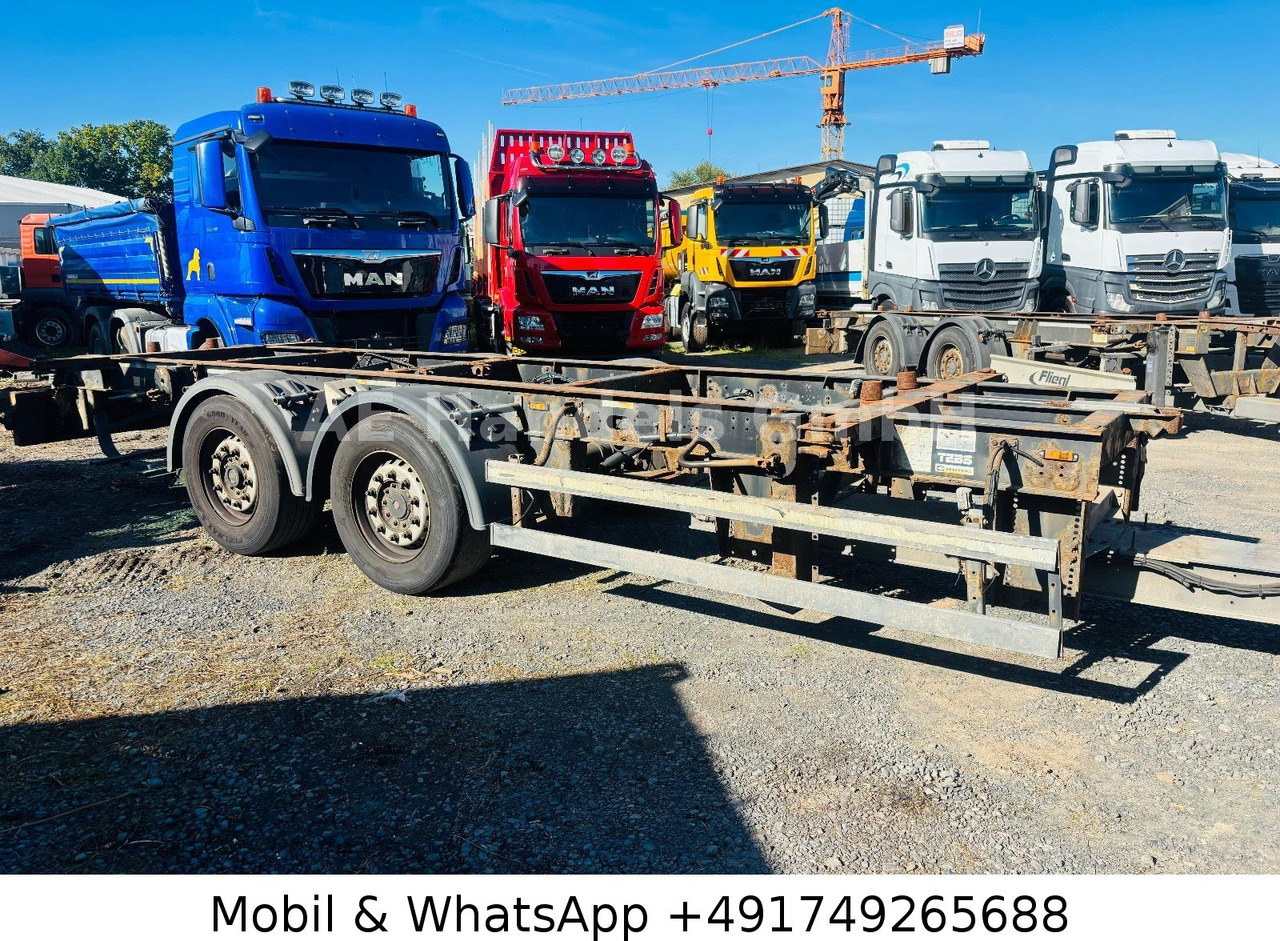 Schmitz Cargobull ZWF 18/L Tandem BDF Tiefgekoppelt*Scheibenbremse - Remorque porte-conteneur/ Caisse mobile: photos 2 Schmitz Cargobull ZWF 18/L Tandem BDF Tiefgekoppelt*Scheibenbremse - Remorque porte-conteneur/ Caisse mobile: photos 2