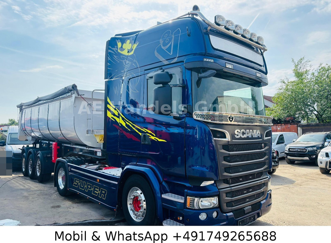 Tracteur routier Scania R580 V8 TopLine LL *Retarder/Standklima/Hydr.: photos 27