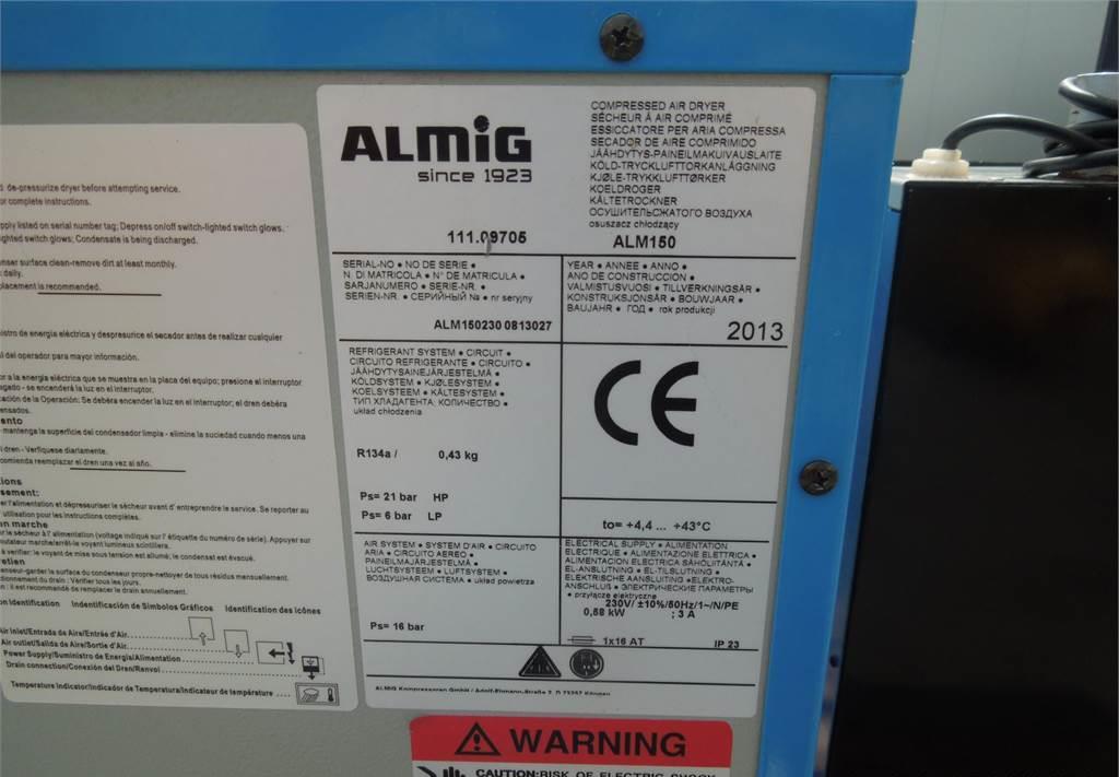 Alup OSUSZACZ ZIĘBNICZY ALMIG ALM150 2,33M3 2013R!! - Compresseur d'air: photos 2 Alup OSUSZACZ ZIĘBNICZY ALMIG ALM150 2,33M3 2013R!! - Compresseur d'air: photos 2