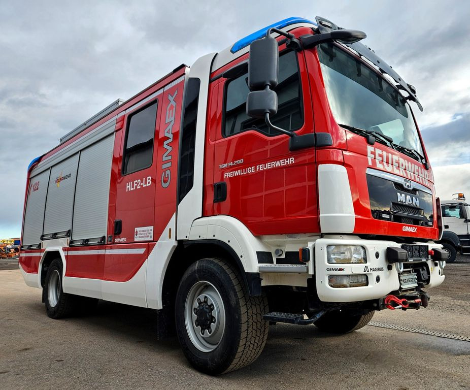 MAN TGM 13.290 4x4 BL Feuerwehr HLF2-LB Gimaex - Camion: photos 4 MAN TGM 13.290 4x4 BL Feuerwehr HLF2-LB Gimaex - Camion: photos 4