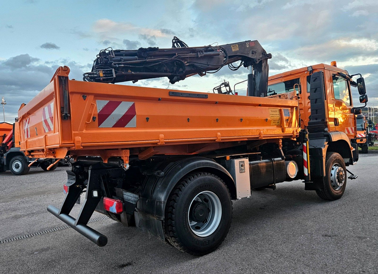 MAN TGM 18.280 4x4 HIAB 111-3 Funk Kran Winterdienst - Camion benne, Camion grue: photos 3 MAN TGM 18.280 4x4 HIAB 111-3 Funk Kran Winterdienst - Camion benne, Camion grue: photos 3