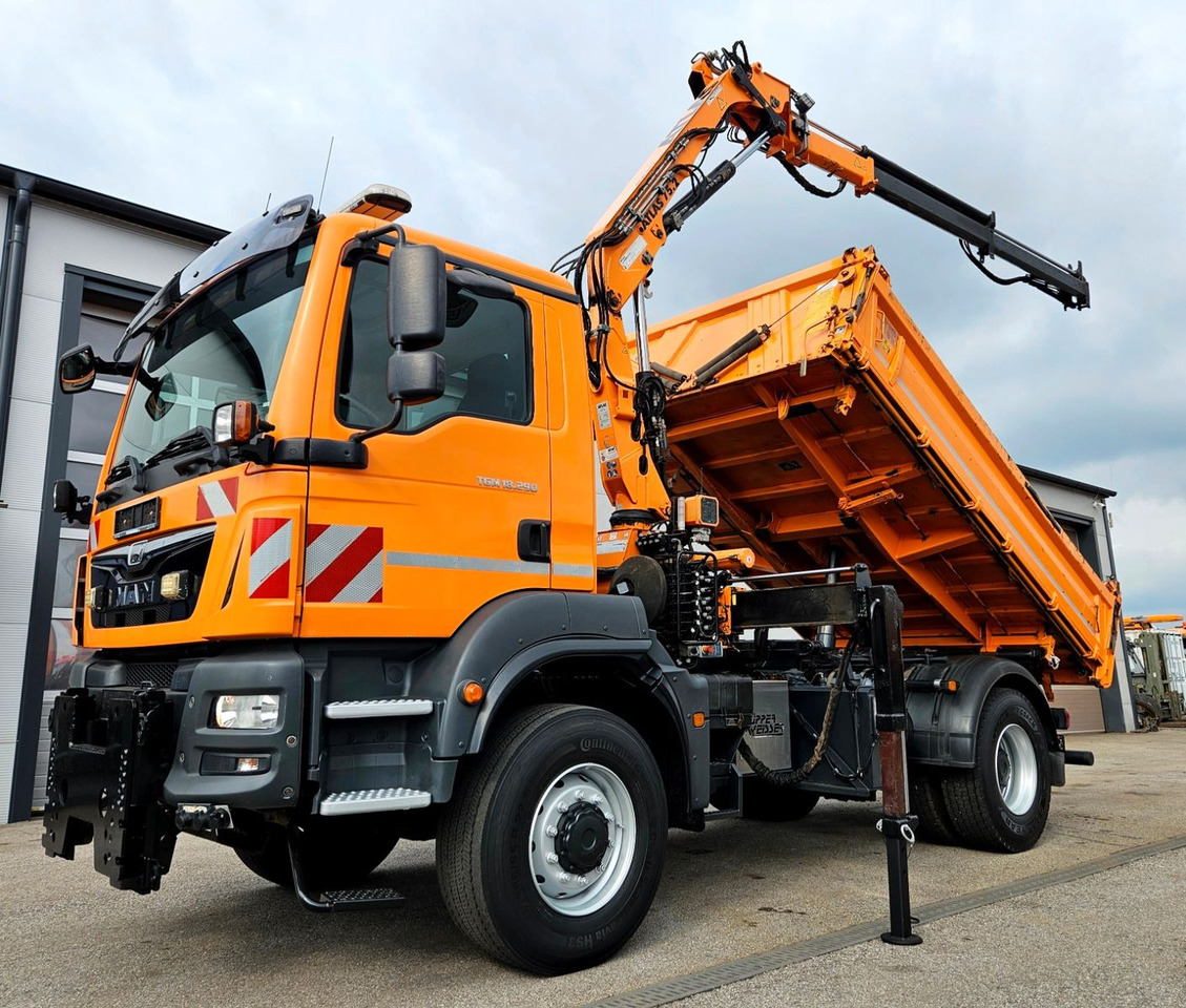MAN TGM 18.290 4x4 Atlas 75.2 Kran Funk Euro6 - Camion benne, Camion grue: photos 5 MAN TGM 18.290 4x4 Atlas 75.2 Kran Funk Euro6 - Camion benne, Camion grue: photos 5