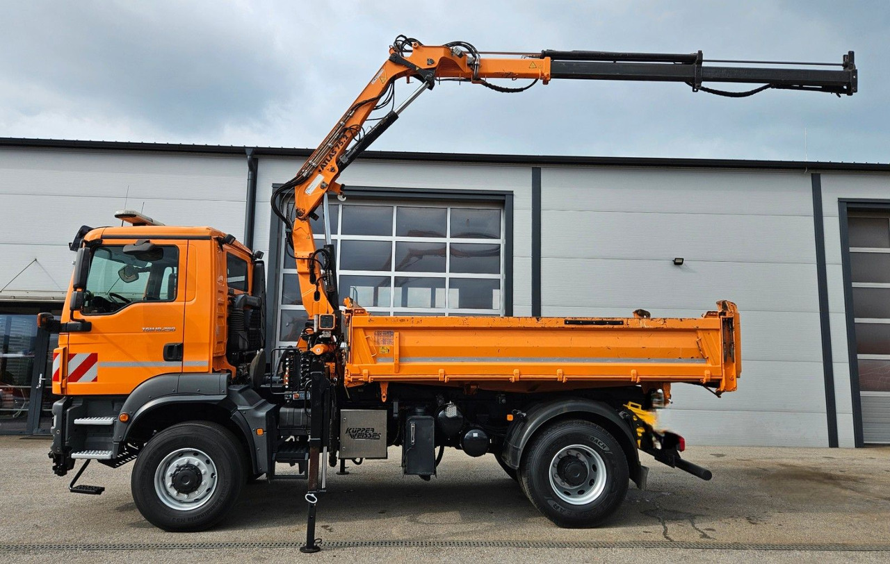MAN TGM 18.290 4x4 Atlas 75.2 Kran Funk Euro6 - Camion benne, Camion grue: photos 2 MAN TGM 18.290 4x4 Atlas 75.2 Kran Funk Euro6 - Camion benne, Camion grue: photos 2