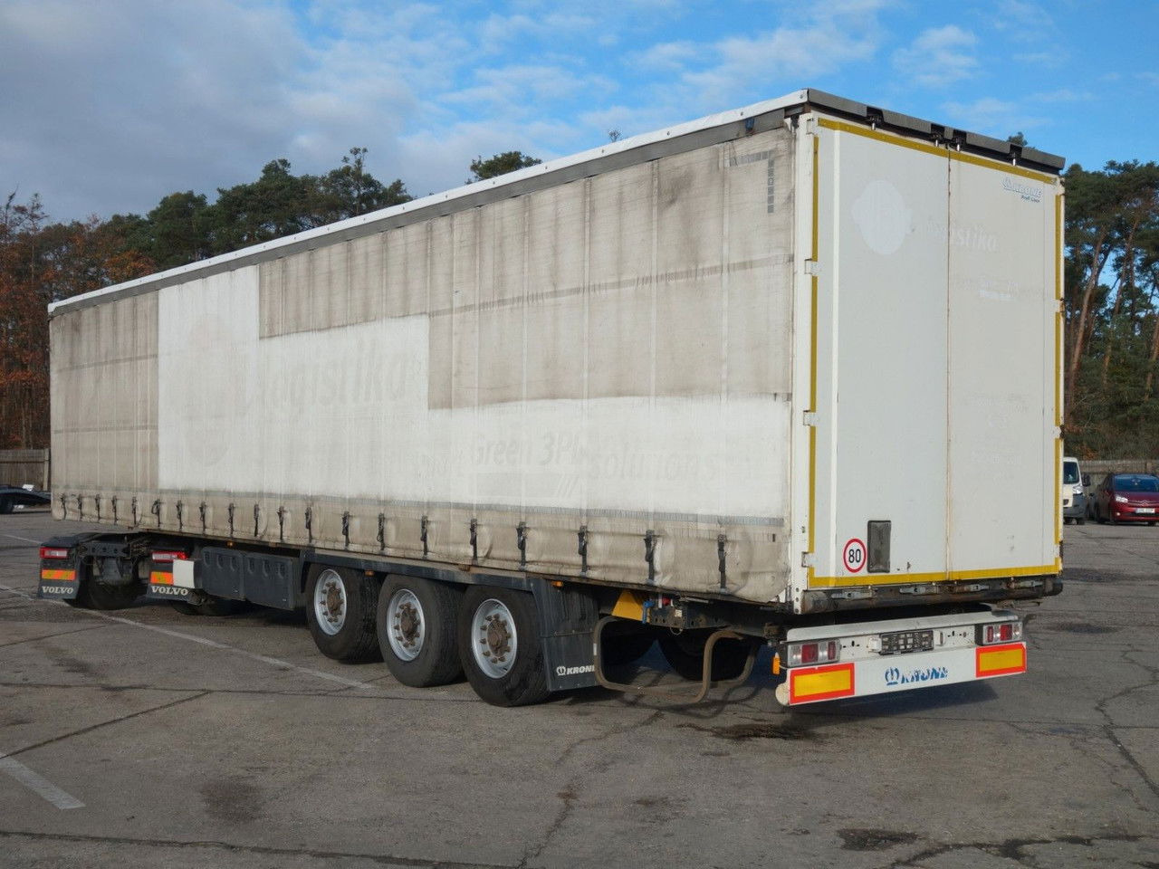 Krone SD, Standard, Liftachse - Semi-remorque rideaux coulissants: photos 4 Krone SD, Standard, Liftachse - Semi-remorque rideaux coulissants: photos 4