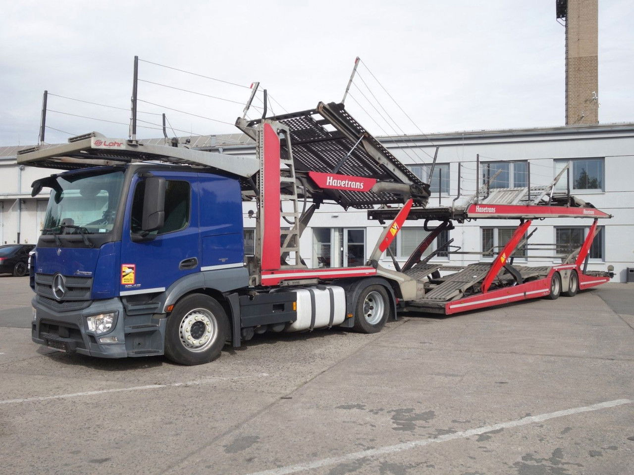 Mercedes-Benz Actros 1843 mit Euro Lohr, Retarder, VDI Certifi - Camion porte-voitures: photos 2 Mercedes-Benz Actros 1843 mit Euro Lohr, Retarder, VDI Certifi - Camion porte-voitures: photos 2