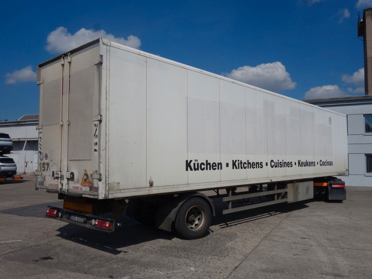 WEKA Weka, 1 Achse, Lenkachse 1 Achse, Lenkachse - Semi-remorque fourgon: photos 5 WEKA Weka, 1 Achse, Lenkachse 1 Achse, Lenkachse - Semi-remorque fourgon: photos 5