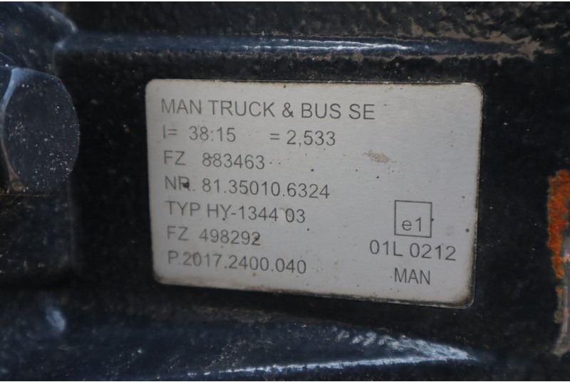 MAN HY-1344-03 38/15 - Essieu arrière pour Camion: photos 4 MAN HY-1344-03 38/15 - Essieu arrière pour Camion: photos 4