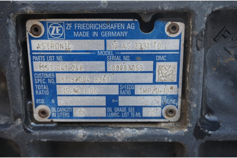 ZF 12AS2131TD+INT3 - Boîte de vitesse pour Camion: photos 5 ZF 12AS2131TD+INT3 - Boîte de vitesse pour Camion: photos 5
