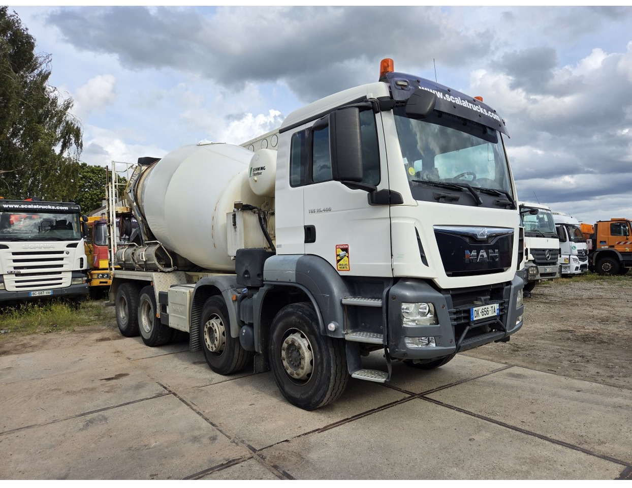 TGS 35.400 8X4 Concrete Mixer Stetter Euro 6 Steelsuspension - Camion malaxeur: photos 5 TGS 35.400 8X4 Concrete Mixer Stetter Euro 6 Steelsuspension - Camion malaxeur: photos 5