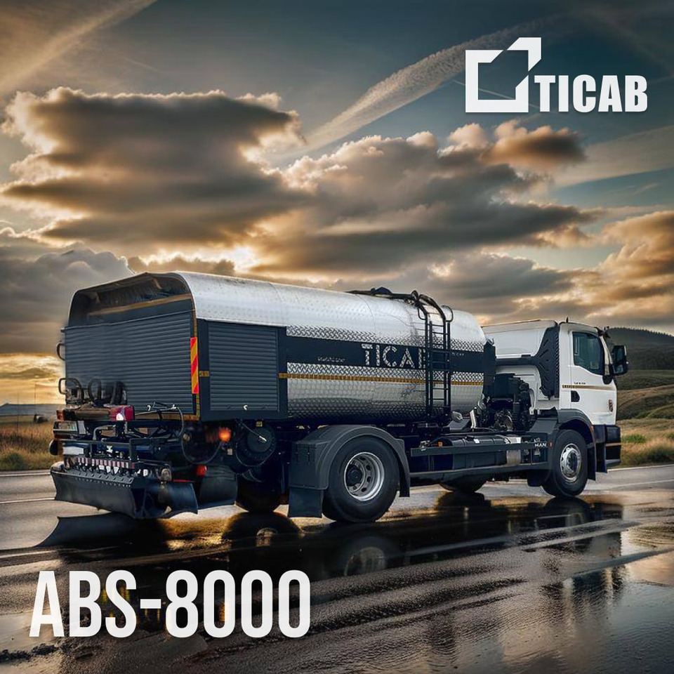 TICAB Asphalt Distributor, 8000 L, Аutonomous Asphalt Sprayer, Manufacturer - Camion pompe: photos 4 TICAB Asphalt Distributor, 8000 L, Аutonomous Asphalt Sprayer, Manufacturer - Camion pompe: photos 4