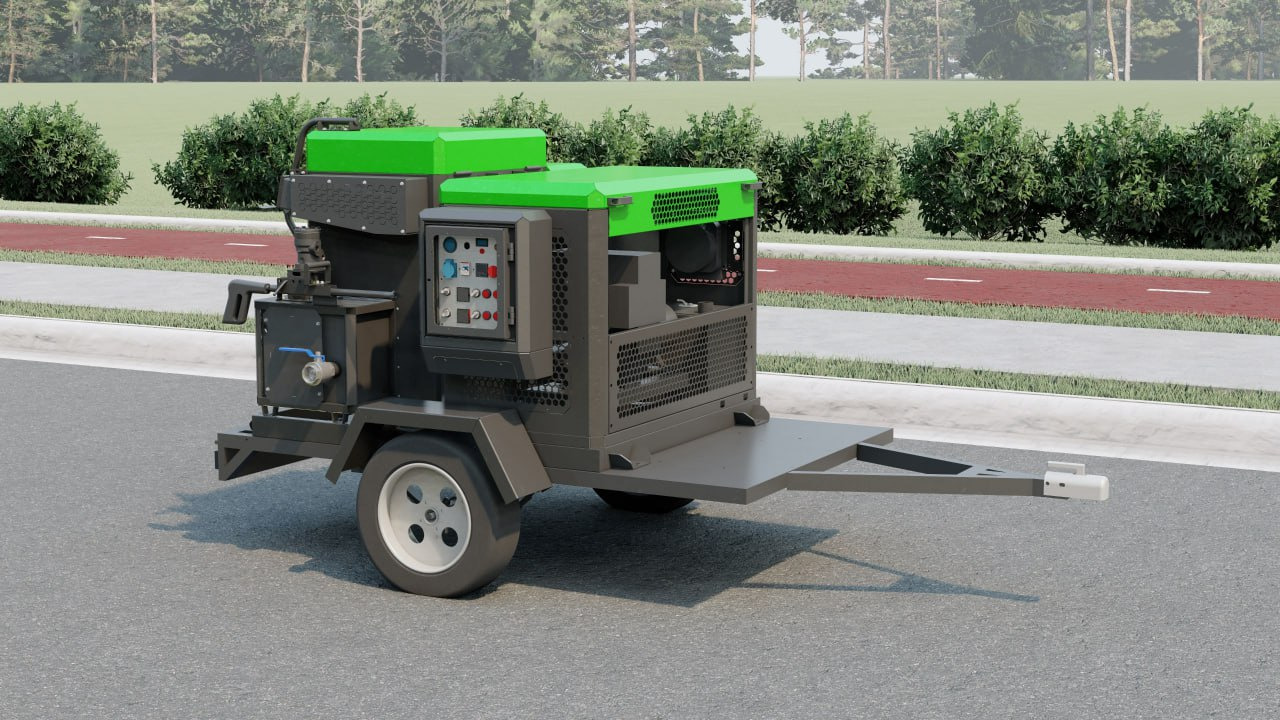 TICAB Crack sealing machine , 120 l, Asphalt crack filler, Manufacturer - Finisseur: photos 1 TICAB Crack sealing machine , 120 l, Asphalt crack filler, Manufacturer - Finisseur: photos 1