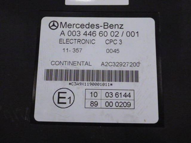 Mercedes-Benz Actros 963-4-A, A0034466002  - Système électrique pour Camion: photos 2 Mercedes-Benz Actros 963-4-A, A0034466002  - Système électrique pour Camion: photos 2