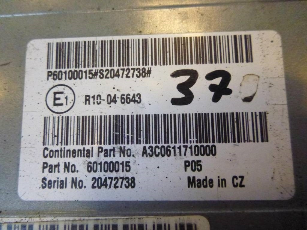 Volvo L 220 E, Motorstyrenhet, 60100015 - Système électrique pour Engins de chantier: photos 2 Volvo L 220 E, Motorstyrenhet, 60100015 - Système électrique pour Engins de chantier: photos 2