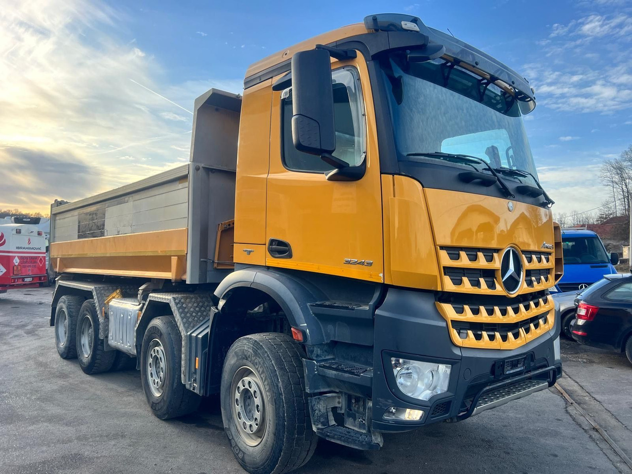 Mercedes-Benz Arocs 3243 8x4, E6, Meiller Kipper - Camion benne: photos 1 Mercedes-Benz Arocs 3243 8x4, E6, Meiller Kipper - Camion benne: photos 1