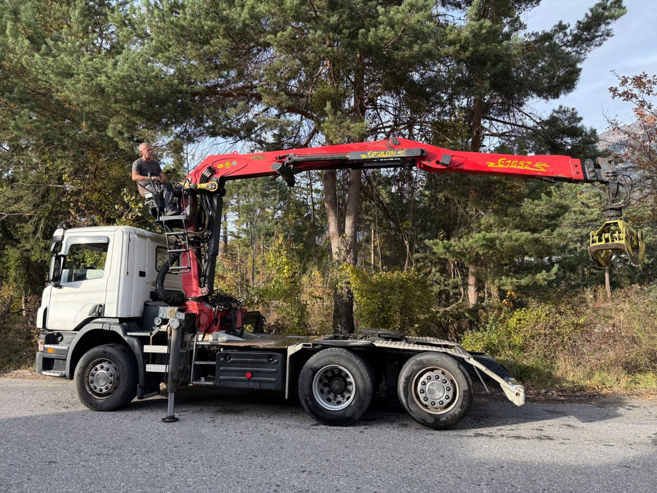 Scania P380 LB 6x2,E4,Palfinger Epsilon E165Z Plus,Kran - Tracteur routier: photos 4 Scania P380 LB 6x2,E4,Palfinger Epsilon E165Z Plus,Kran - Tracteur routier: photos 4