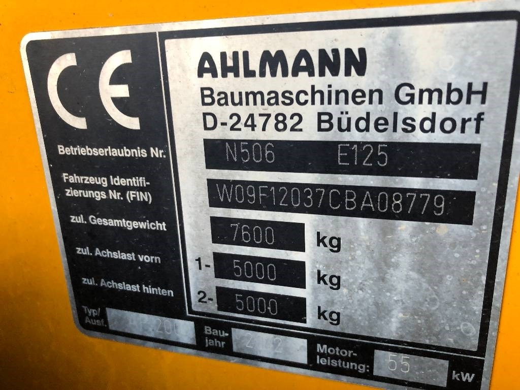 Ahlmann AF1200 Dismantled: only spare parts - Chargeuse sur pneus: photos 5 Ahlmann AF1200 Dismantled: only spare parts - Chargeuse sur pneus: photos 5