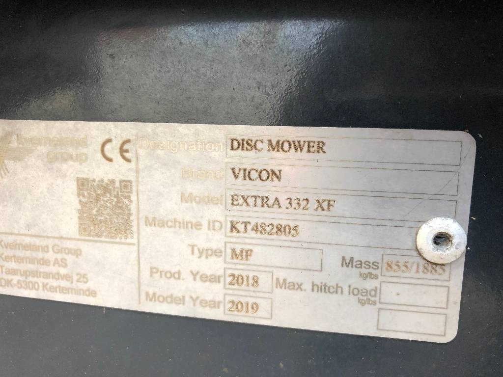 Vicon Extra 332 XF Dismantled: only parts - Faucheuse: photos 3 Vicon Extra 332 XF Dismantled: only parts - Faucheuse: photos 3