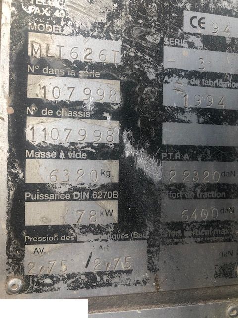 Pièces de rechange pour Chariot télescopique Manitou 628 -  [CZĘŚCI]: photos 8