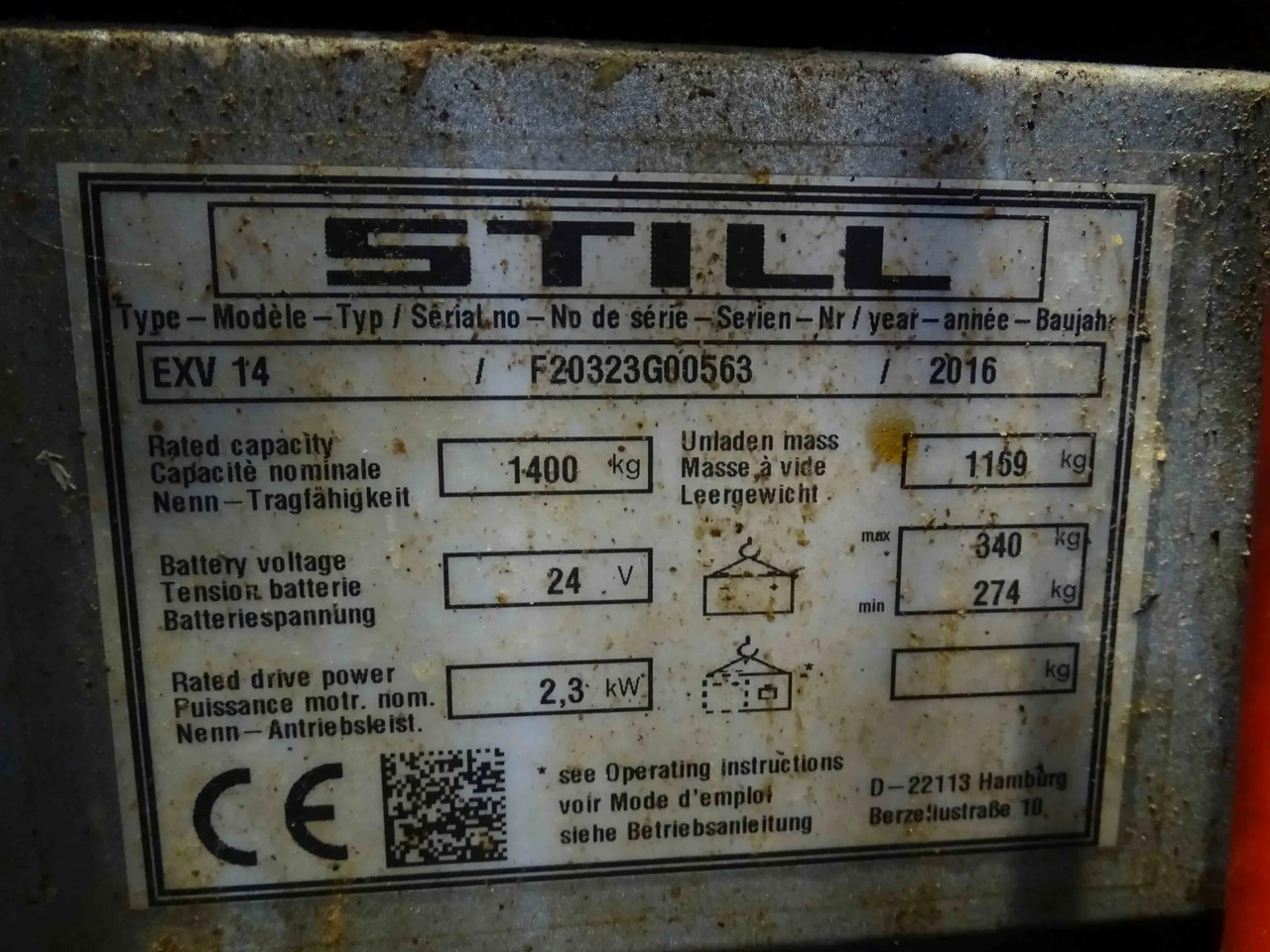 STILL EXV14 - Gerbeur: photos 5 STILL EXV14 - Gerbeur: photos 5